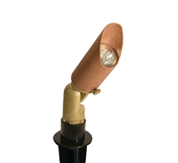 Focus Industries RXD-04-CAR 12V 20W MR8 Halogen Bullet Directional Light, Copper Acid Rust Finish