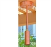 Focus Industries RXS-08-CAR 12V 20W MR11 Halogen, Tube Shield Pendant Light, Copper Acid Rust Finish