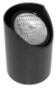 Focus Industries SL-01-25W-VWFL 12V 25W PAR36 Well Light Aluminum Lamp Holder, Black Finish