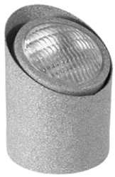 Focus Industries SL-01-SP7-CPR 12V 36W PAR36 Well Light Angle Cut Aluminum Lamp Holder, Chrome Powder Finish