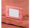 Focus Industries SL-02-AL-LEDP-STU 12V 4W LED flat panel Lensed Step Light, Stucco Finish