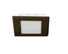 Focus Industries Focus-SL-02-ALLED3BRT 3W OMNI LED Stamp Aluminum, Acrylic Lensed Step Light, Bronze Texture Finish