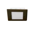 Focus Industries Focus-SL-02-ALLED3WBR 3W OMNI LED Stamp Aluminum, Acrylic Lensed Step Light, Weathered Brown Finish