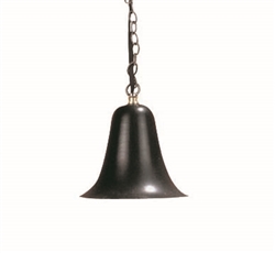 Focus Industries  3W OMNI LED, 4.5 " Aluminum Hanging bell, Jbox, Antique Verde Finish