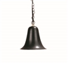 Focus Industries SL-05-LED3BAR 3W OMNI LED, 4.5" Brass Hanging Bell, Jbox, Brass Acid Rust Finish