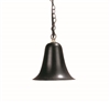 Focus Industries  3W OMNI LED, 4.5 " Aluminum Hanging bell, Jbox, Rubbed Verde Finish