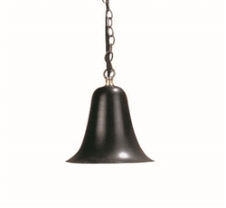 Focus Industries  3W OMNI LED, 4.5 " Aluminum Hanging bell, Jbox, White Texture Finish