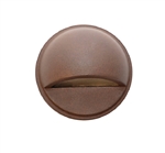 Focus Industries SL-07-SP-L4-STU 2W Omni Mini LED Bi-Pin, Aluminum Surface Dome Step Light, PVC Post, Stucco Finish