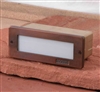 Focus Industries SL-08-ALLED3ATV 2x3W OMNI LED, Cast Aluminum, Acrylic Lens Brick Light, Antique Verde Finish