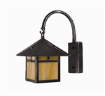 Focus Industries SL-13-RBV 12V 18W S8 Incandescent, Wall Mount Lantern, Rubbed Verde Finish
