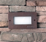 Focus Industries SL-17-ALLED3WBR 3W OMNI LED, Cast Aluminum Acrylic Lens Step Light, Weathered Brown Finish
