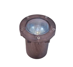 Focus Industries SL-20-SMLLEDP2015WIR 9W LED PAR20 15 Degree Aiming Well Light, Aluminum Lens Holder, Weathered Iron Finish