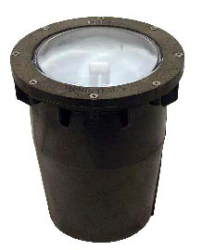 Focus Industries SL-20L-FL13 120v 13w CFL Sealed Composite Lensed Well Light, Bronze Finish