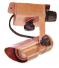 Focus Industries SL-26-COP-CAV 12V Spun Copper Adjustable Surface Light, Copper Acid Verde Finish