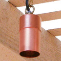 Focus Industries SL-34-HBP-CAV 12V 20W T3 Bi-pin Extruded Copper Hanging Light, Copper Acid Verde Finish