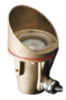 Focus Industries SL-40-SM 12V MR11 Brass Underwater Light with Side Mount Cord, Brass Finish