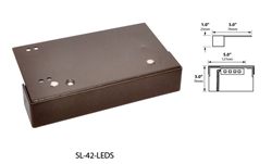 Focus Industries SL-42-LEDS-BAR 12V 2W LED, Ledge Step Light, Brass Acid Rust Finish