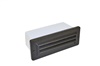 Focus Industries SL08ALL12BRT 3W Omni LED Cast Aluminum Acrylic Lens Brick Step Light, Bronze Texture Finish