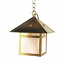 Focus Industries SL12L12BAR 3W Omni LED Brass Hanging Lantern Step Light with Brass Chain, Brass Acid Rust Finish