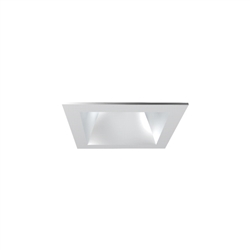 Gotham ICO2SQ 27/15 40D MVOLT UGZ PR LSS Incito 2" Square Open Downlight, 2700K, 1500 Lumens, 40 Degrees Beam Angle, 120-277V, Universal Dimming to 1%, Pewter Reflector, Semi-Specular Reflector Finish