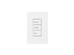 Greengate RC-3TLB-Z3D-W Room Controller Wallstation, 3 large buttons (Zone 3 On/Off, Zone 3 UP, Zone 3 DN), White Finish