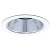 Halo Recessed 1421C 4" Low Voltage Reflector Trim, Clear Specular Reflector with White Trim Ring