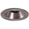 Halo Recessed 1421SN 4" Low Voltage Reflector Trim, Satin Nickel Reflector with Satin Nickel Trim Ring