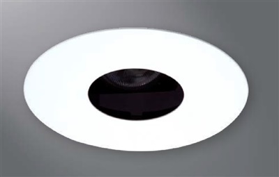 Halo Recessed Lighting 1434MW 4" Round Pinhole, Open, 35ï¿½ Tilt, Matte White