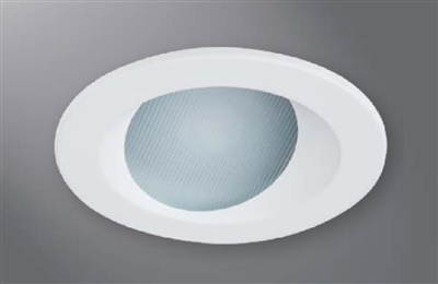 Halo Recessed 1442H 4" Line Voltage Angle Cut Conical Reflector, Lens Wall Wash, Haze