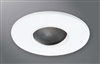 Halo Recessed 1446MWWB 4" Line Voltage Round Pinhole, Lens Wall Wash, Matte White, White Baffle