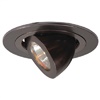 Halo Recessed 1496TBZ 4" Low Voltage Retractable Elbow, 60 Degree Tilt Trim, Tuscan Bronze