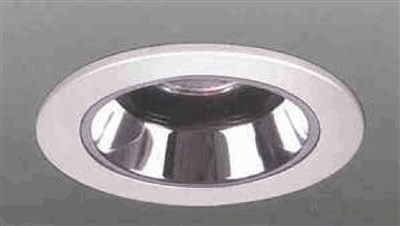 Halo Recessed 1951SL 4" Low Voltage Adjustable Lensed Shower Trim, Silver Trim, Clear Specular Splay Reflector