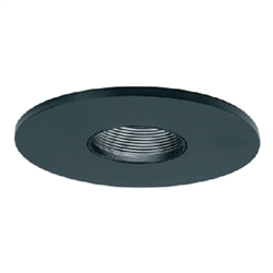 Halo Recessed 3001BKBB 3" Adjustable Pinhole with BaffleBlack with Black Baffle