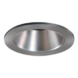 Halo Recessed 3004SN 3" Adjustable Trim Reflector, 35 Degree Tilt, 360 Degree Orientation, Satin Nickel with Satin Nickel Reflector