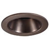 Halo Recessed 3004TBZ 3" Adjustable Trim Reflector, 35 Degree Tilt, 360 Degree Orientation, Tuscan Bronze with Tuscan Bronze Reflector