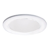 Halo Recessed 3004WHW 3" Adjustable Trim Reflector, 35 Degree Tilt, 360 Degree Orientation, White with White Reflector