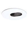 Halo Recessed 3006WHBB 3" Adjustable Slot Trim, White with Black Baffle