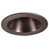 Halo Recessed 3007TBZ 3" Regressed Lens Shower Trim, Tuscan Bronze with Tuscan Bronze Reflector