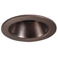 Halo Recessed 3007TBZ 3" Regressed Lens Shower Trim, Tuscan Bronze with Tuscan Bronze Reflector