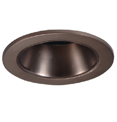 Halo Recessed 3007TBZ 3" Regressed Lens Shower Trim, Tuscan Bronze with Tuscan Bronze Reflector