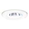 Halo Recessed 3008FG 3" Shower Trim, White with Frosted Glass