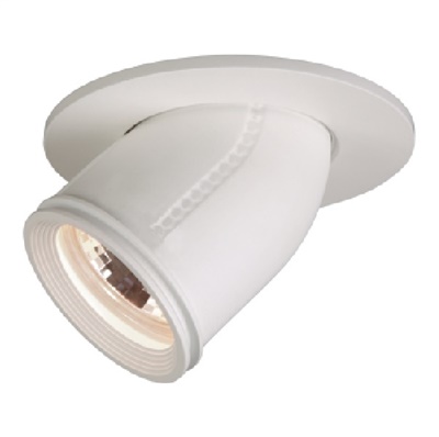 Halo Recessed 3010WH 3" Super-Adjustable Trim, 0-75 Degree Adjustment, 