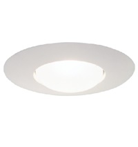 Halo Recessed 301P 6" Open Trim for BR, R and PAR Lamps, White Trim