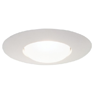 Halo Recessed 301P 6" Open Trim for BR, R and PAR Lamps, White Trim