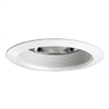 Halo Recessed 30WATH 6" Air-Tite Baffle Trim with Reflector, White Trim, White Baffle and Clear Reflector