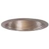 Halo Recessed 353SN 6" Metal Baffle Trim, Satin Nickel Baffle, Satin Nickel Trim