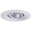 Halo Recessed 376W 6" Adjustable with 30 Degree Tilt, White Trim, White Baffle