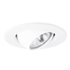 Halo Recessed 4002WH 4" Line Voltage Eyeball Self-Flanged Trim, White