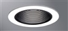 Halo Recessed 4010BB 4" Line Voltage Metal Baffle, Black Baffle White Trim