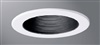 Halo Recessed 4013BB 4" Line Voltage Full Cone Metal Baffle, Black Baffle White Trim
